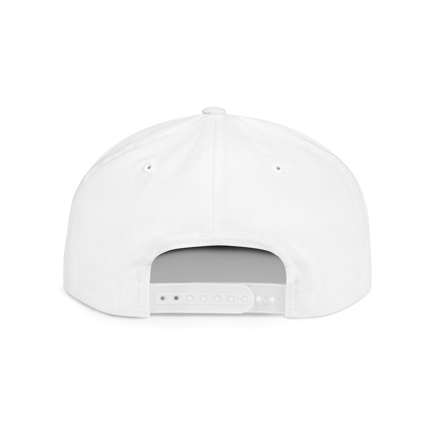 RAMI Classic Flatbill Snapback Hat — Distressed Logo Streetwear Cap